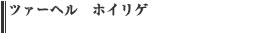 ツァーヘル　ホイリゲ