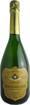 シャンパーニュ　ブラン・ド・ブラン　ブリュット　キュヴェ　プレステージュ　ＮＶ　シモン・セロス
