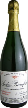 シャンパーニュ グラン・クリュ アンボネイ ブリュット ミレジム 2000 アンドレ・エ・ジャック・ボーフォール