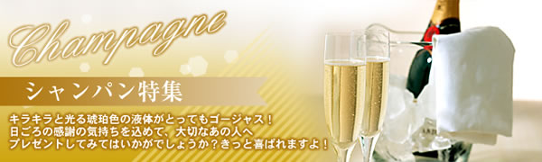 ゴージャスでリッチ！シャンパン特集