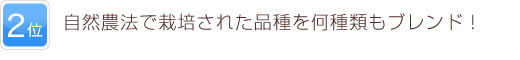 2位 コスパが高い！絶妙なバランスで飲み心地がいい！