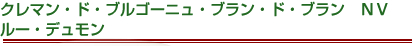 クレマン・ド・ブルゴーニュ・ブラン・ド・ブラン　ＮＶ　ルー・デュモン